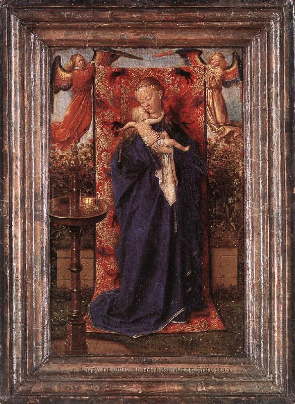 EYCK, Jan van Madonna and Child at the Fountain ere oil painting image